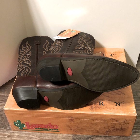 Ladies “NIB” Laredo Size 9.5M Boots Copper Kettle 11 Trucker - Picture 5 of 7